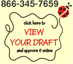 view a draft of your order