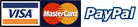Payment Options - Visa, Mastercard, Paypal