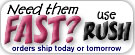 rush option - get your invitations fast!