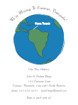 South America Moving Announcement