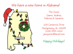 Alabama Holiday Moving Announcement