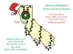 California Holiday Moving Announcement