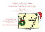 Colorado Holiday Moving Announcement