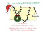Kansas Holiday Moving Announcement