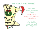 Minnesota Holiday Moving Announcement