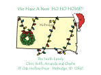 South Dakota Holiday Moving Announcement