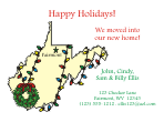 West Virginia Holiday Moving Announcement