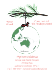 Globe Australia Ornament Moving Announcement