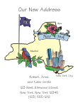 New York New Address Card