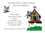 Birdhouse 1 Moving Announcement