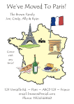 France Moving Announcement