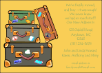 Moving Announcement with Luggage