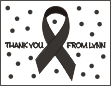 Black Awareness Thank You Card