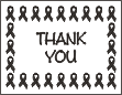 Black Awareness Thank You Card