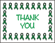 Green Awareness Thank You Card