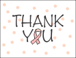 Breast Cancer Thank You Card 2