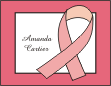 Breast Cancer Thank You Card 7 Dark Pink
