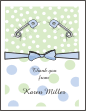 Polka Dots and Diaper Pins Note Cards