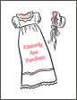 Christening Gown Note Card