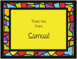Stained Glass 3 Note Card
