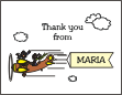 Banner Plane Note Cards