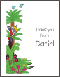 Jungle 3 Note Cards