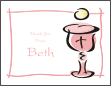 Chalice 2 Pink NoteCard 