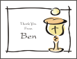 Chalice 2 Yellow Note Card