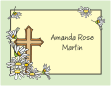 Daisies, Green, Note Cards