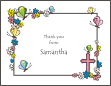 Flowers and Butterflies Note Cards