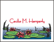 Water Lilies Note Cards