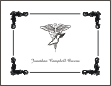 Caduceus Podiatry Graduation Note Cards