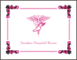 Caduceus Podiatry Graduation Note Cards