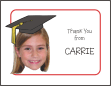 Graduation Cap Photo Note Card