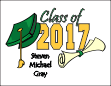 Graduation Class of 2008 Green and Gold Note Card