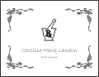 Pharmacist Mortar & Pestle Symbol Graduation Announcement or Invitation