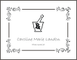 Pharmacist Mortar & Pestle Symbol Graduation Announcement or Invitation