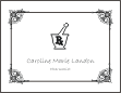 Pharmacist Mortar & Pestle Symbol Graduation Announcement or Invitation