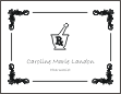 Pharmacist Mortar & Pestle Symbol Graduation Announcement or Invitation