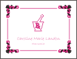 Pharmacist Mortar & Pestle Symbol Graduation Announcement or Invitation