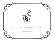 Pharmacist Mortar & Pestle Symbol Graduation Announcement or Invitation