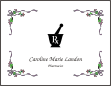Pharmacist Mortar & Pestle Symbol Graduation Announcement or Invitation
