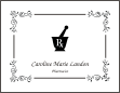 Pharmacist Mortar & Pestle Symbol Graduation Announcement or Invitation