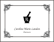 Pharmacist Mortar & Pestle Symbol Graduation Announcement or Invitation