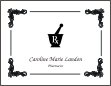 Pharmacist Mortar & Pestle Symbol Graduation Announcement or Invitation