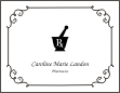 Pharmacist Mortar & Pestle Symbol Graduation Announcement or Invitation