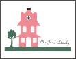 Pink House Note Cards