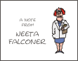 Silly Nurse Note Cards