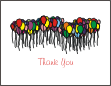 Balloons on Ceiling Note Cards