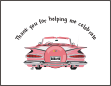 Pink Convertible Notecards